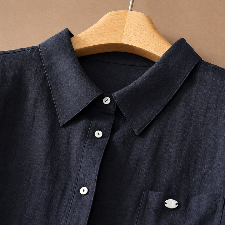 Noelle | Classic Collar Blouse - Helen & Olivia Manhattan