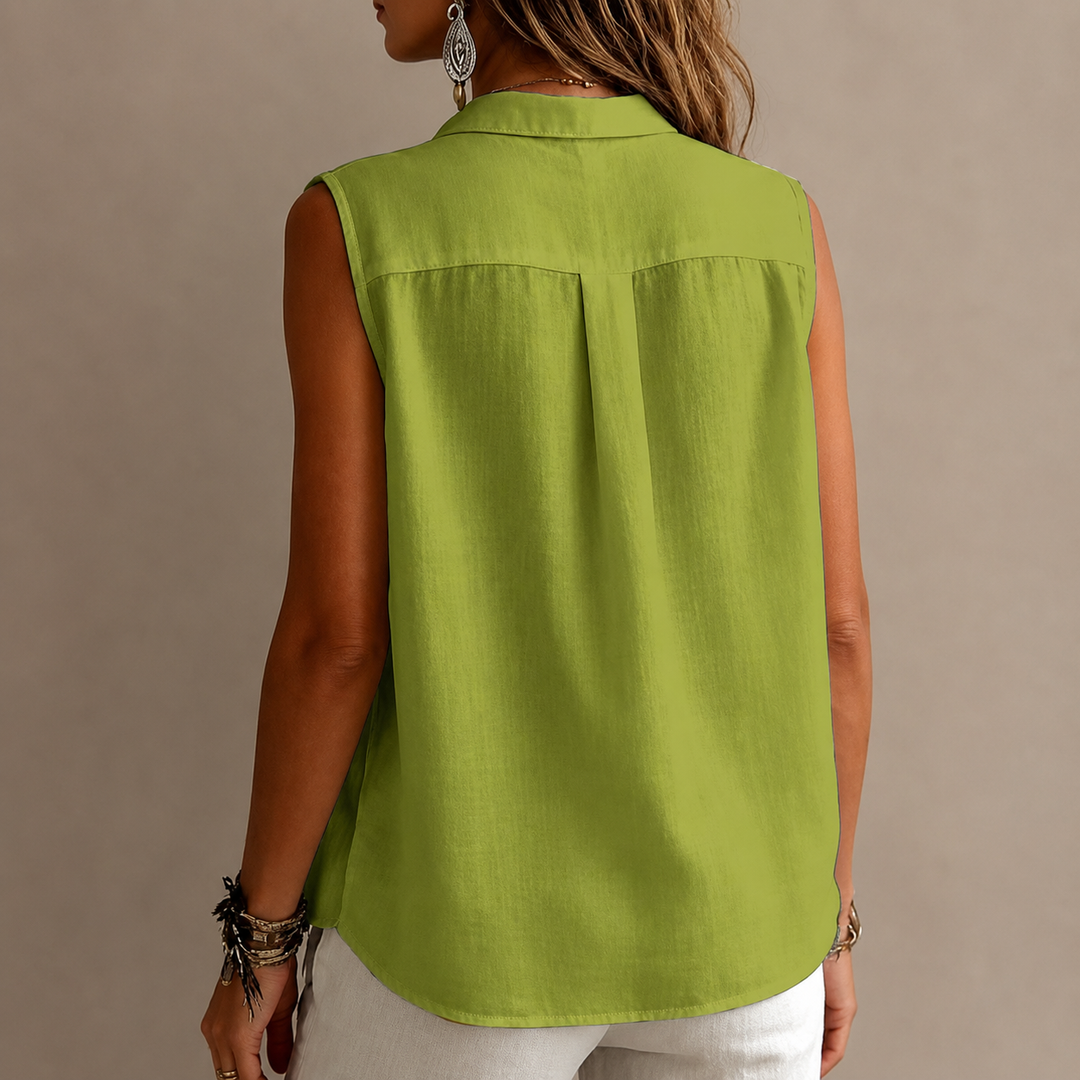 Eloise | Sleeveless Blouse - Helen & Olivia Manhattan