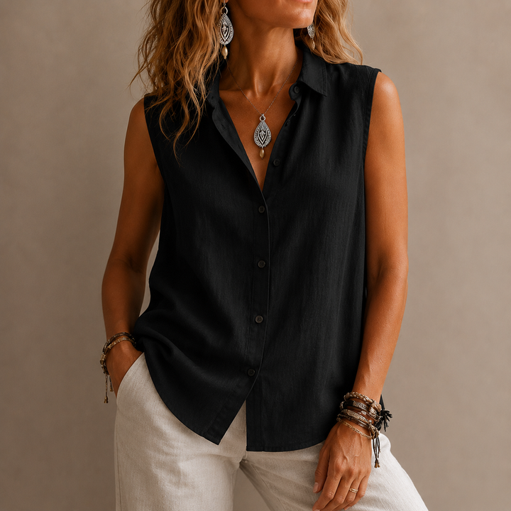 Eloise | Sleeveless Blouse - Helen & Olivia Manhattan