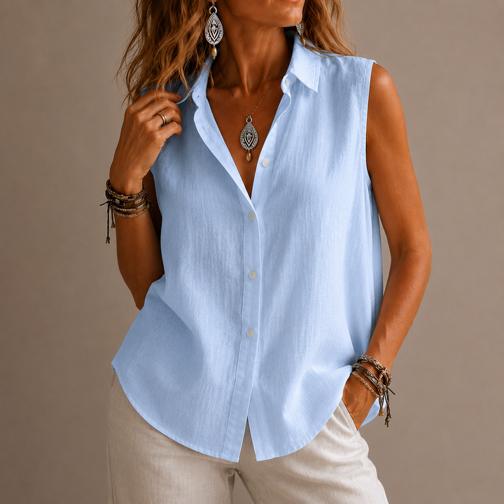 Eloise | Sleeveless Blouse - Helen & Olivia Manhattan