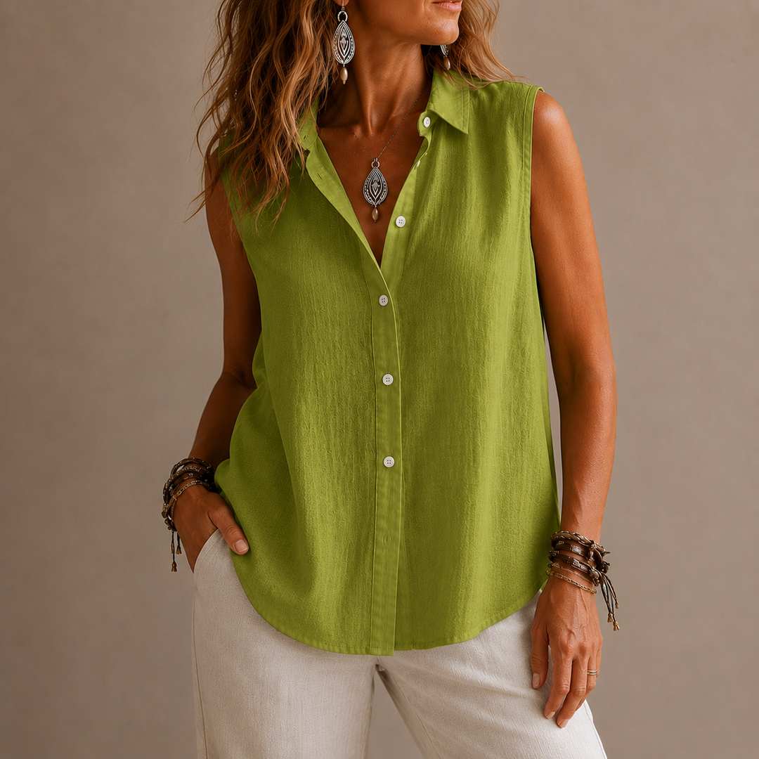 Eloise | Sleeveless Blouse - Helen & Olivia Manhattan