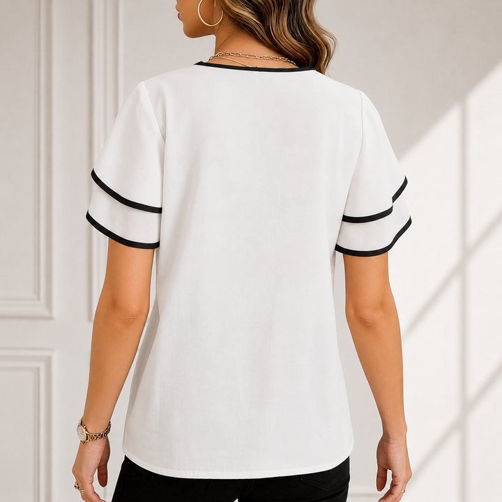 Adeline | Ruffle Blouse - Helen & Olivia Manhattan