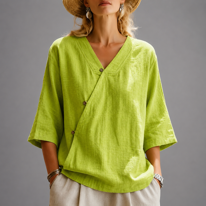 Marais | Cotton Linen Top - Helen & Olivia Manhattan