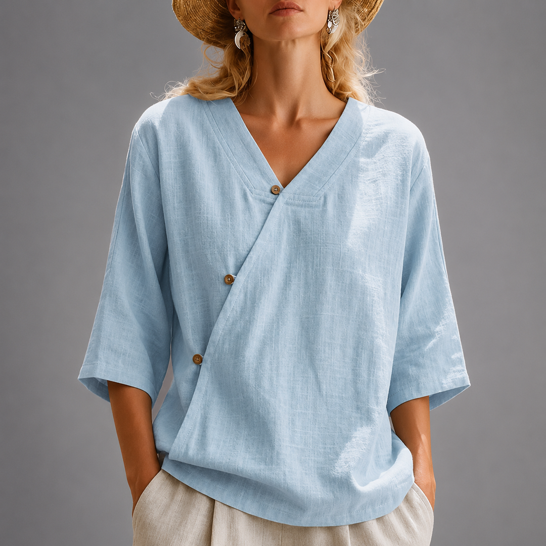 Marais | Cotton Linen Top - Helen & Olivia Manhattan