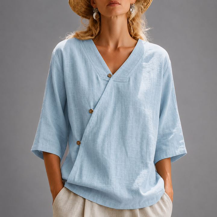 Marais | Cotton Linen Top - Helen & Olivia Manhattan