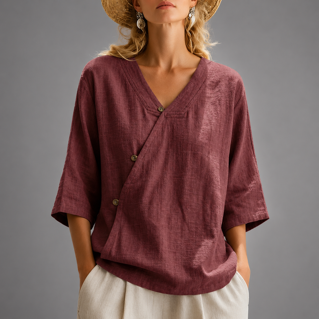 Marais | Cotton Linen Top - Helen & Olivia Manhattan