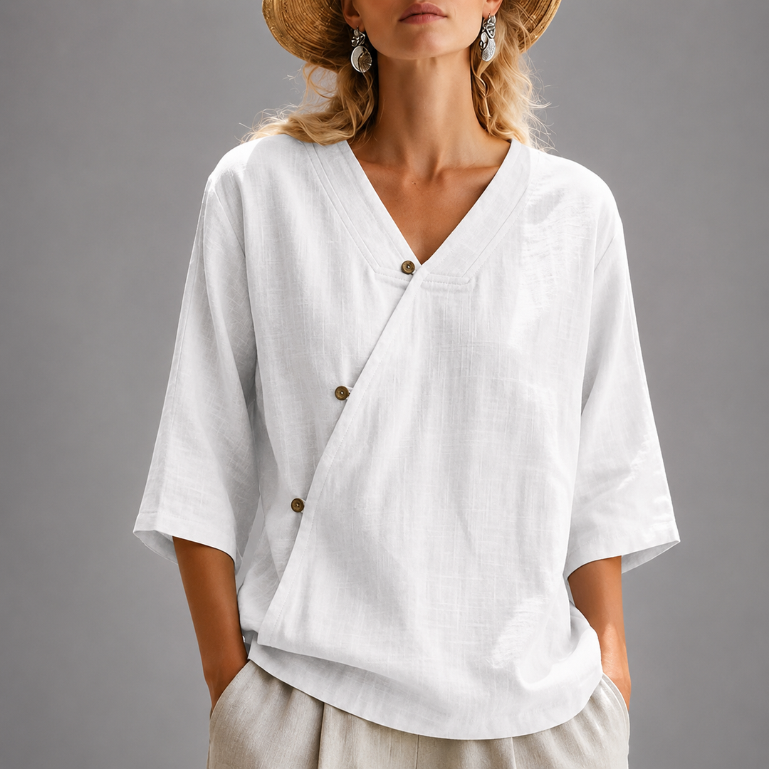 Marais | Cotton Linen Top - Helen & Olivia Manhattan