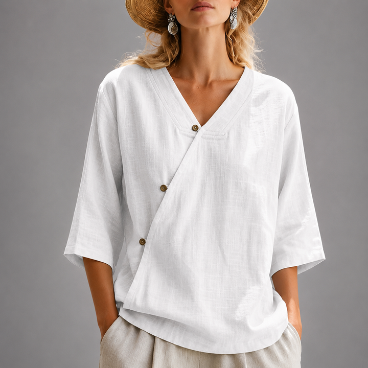 Marais | Cotton Linen Top - Helen & Olivia Manhattan