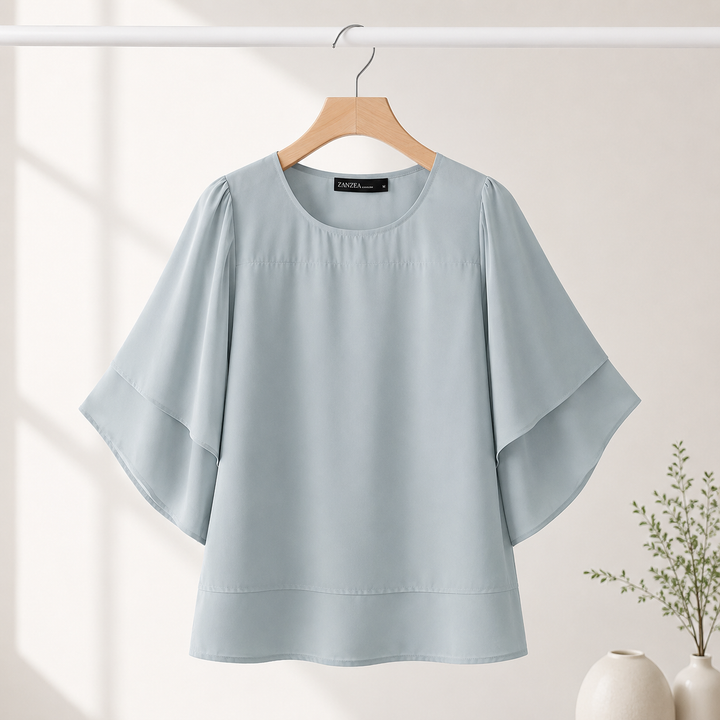 Elira | Ruffle Blouse - Helen & Olivia Manhattan