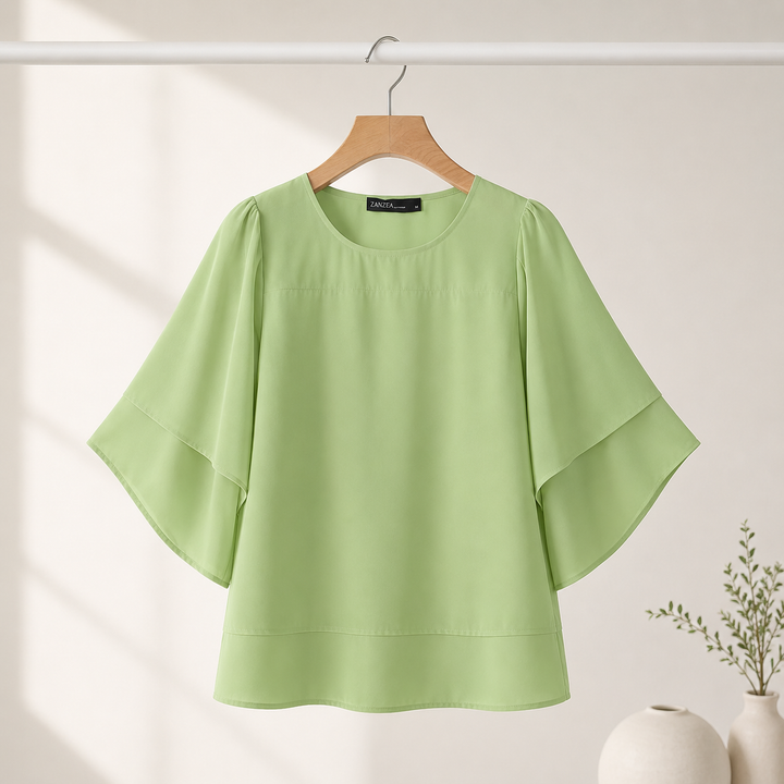 Elira | Ruffle Blouse - Helen & Olivia Manhattan