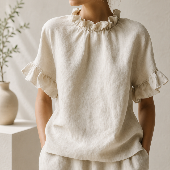 Maren | Ruffle Top - Helen & Olivia Manhattan
