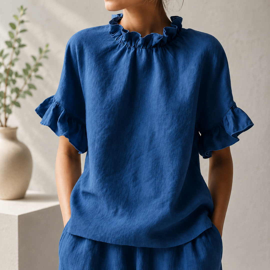 Maren | Ruffle Top - Helen & Olivia Manhattan
