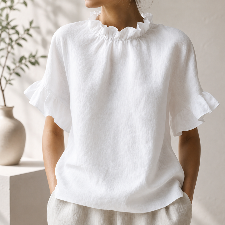 Maren | Ruffle Top - Helen & Olivia Manhattan