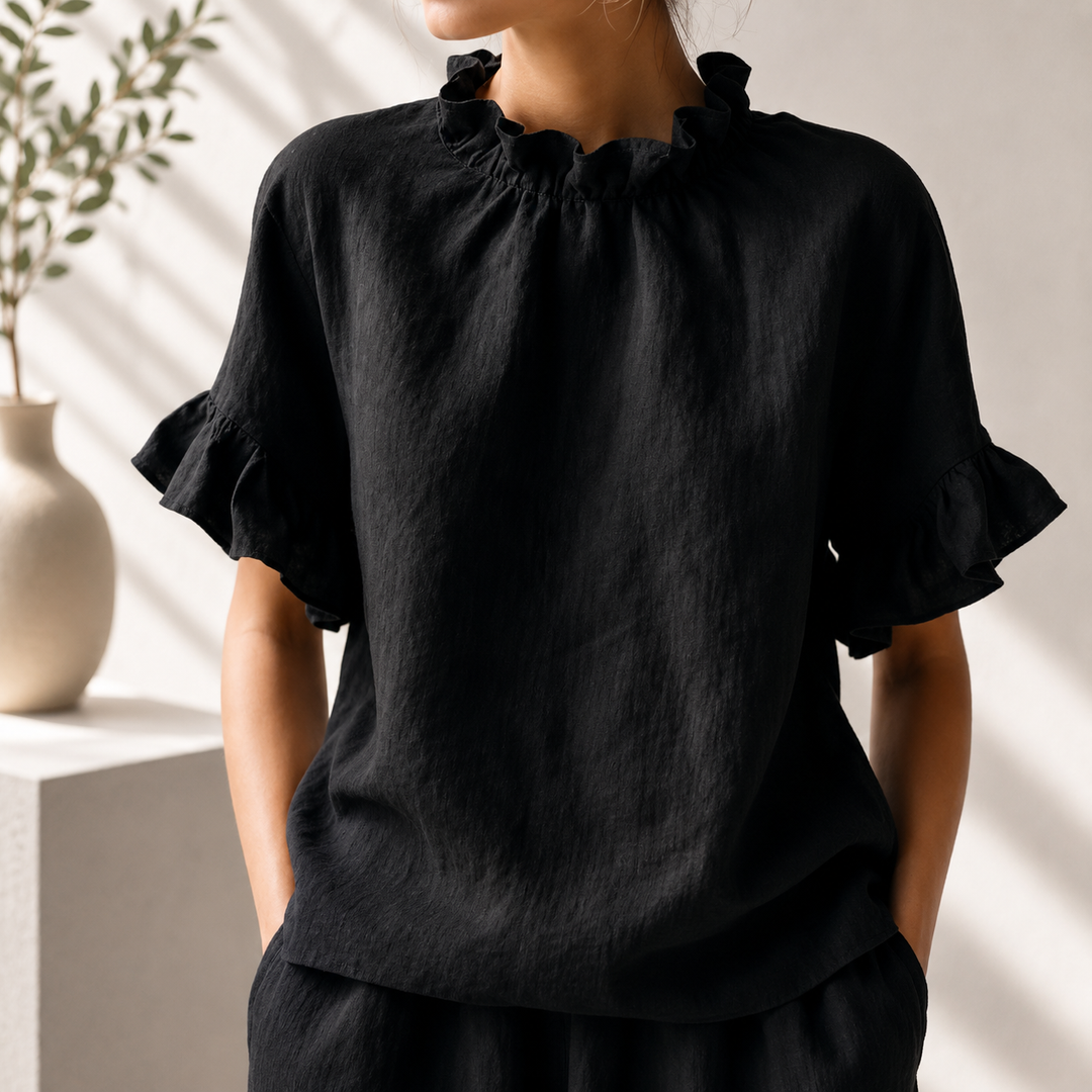 Maren | Ruffle Top - Helen & Olivia Manhattan