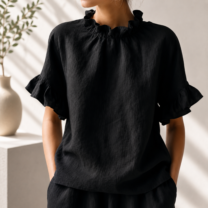 Maren | Ruffle Top - Helen & Olivia Manhattan