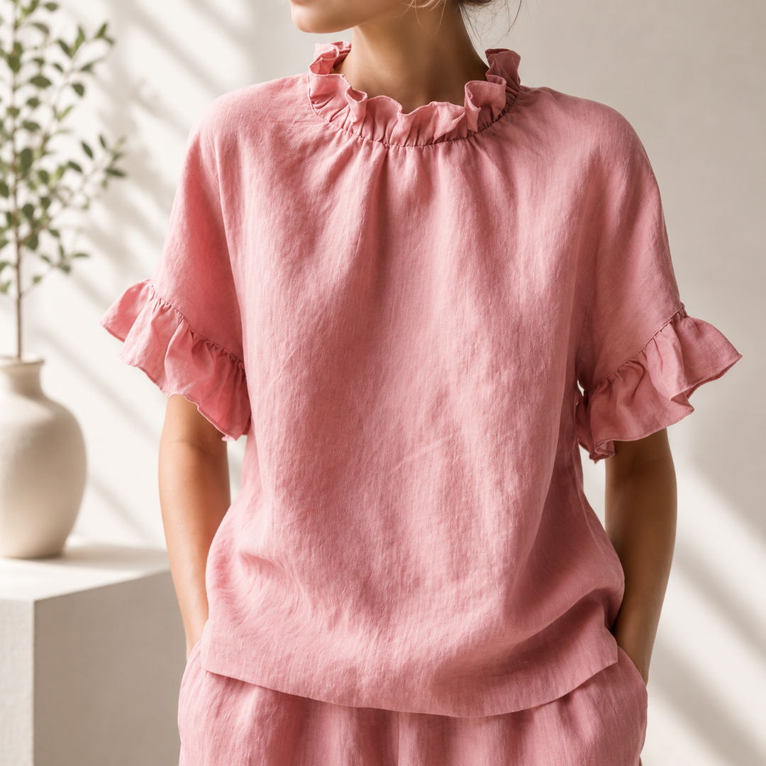 Maren | Ruffle Top - Helen & Olivia Manhattan