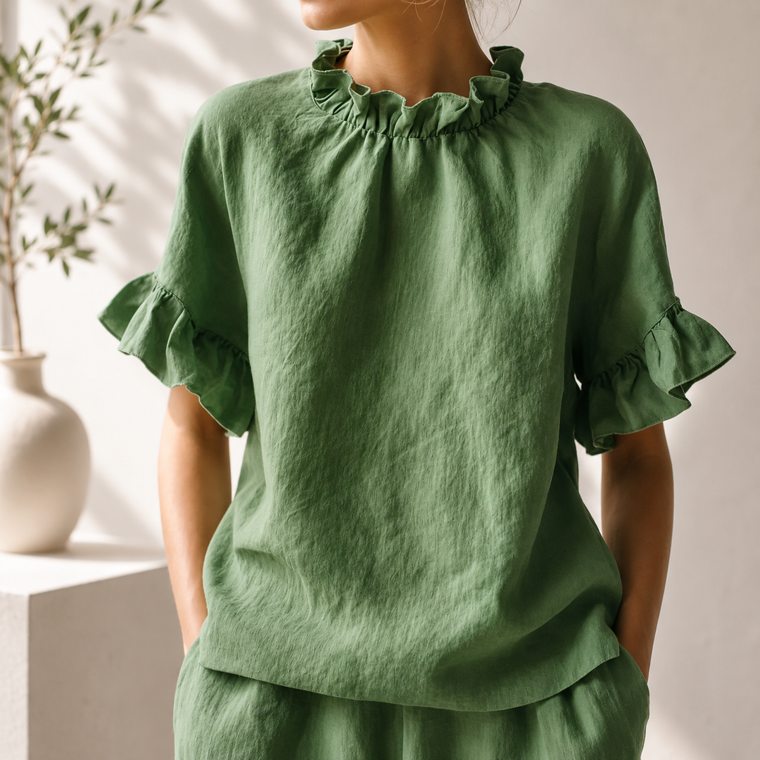 Maren | Ruffle Top - Helen & Olivia Manhattan