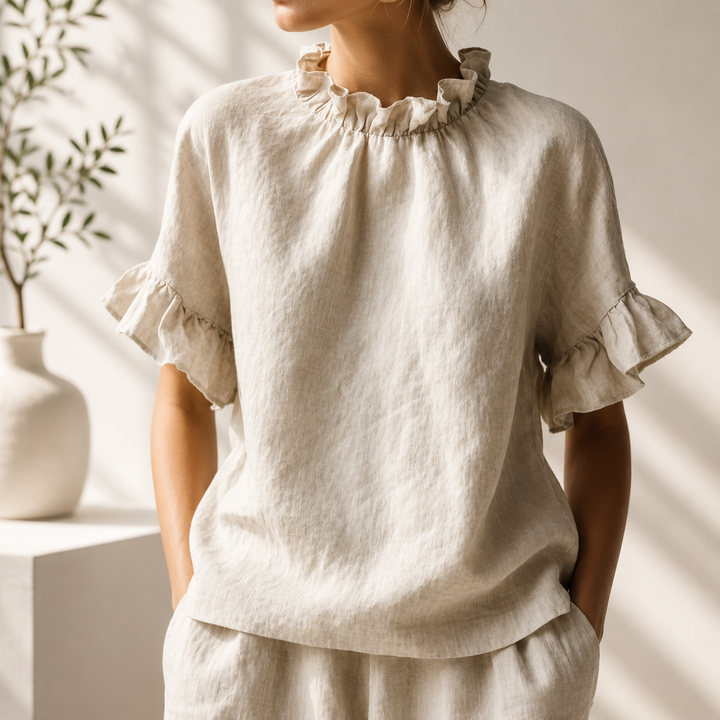 Maren | Ruffle Top - Helen & Olivia Manhattan