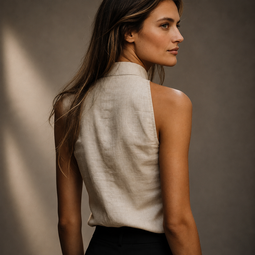 Isla | Mock Neck Top - Helen & Olivia Manhattan