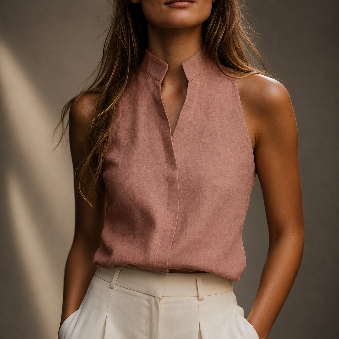 Isla | Mock Neck Top - Helen & Olivia Manhattan