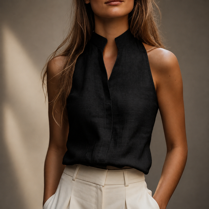 Isla | Mock Neck Top - Helen & Olivia Manhattan
