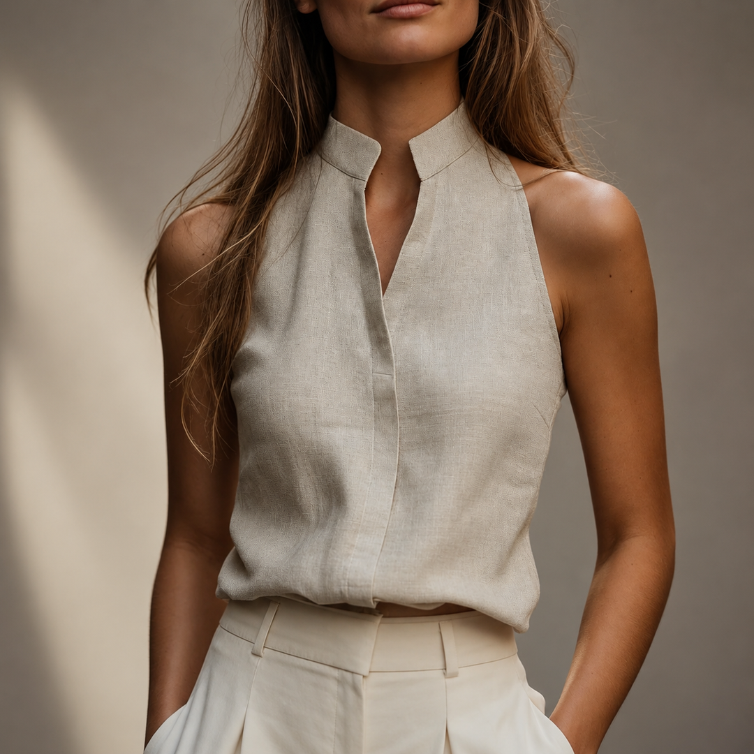 Isla | Mock Neck Top - Helen & Olivia Manhattan