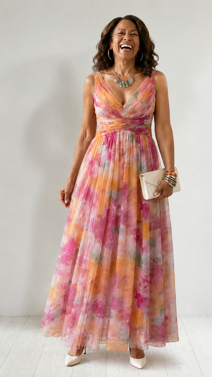 Soft Wrap Maxi Dress