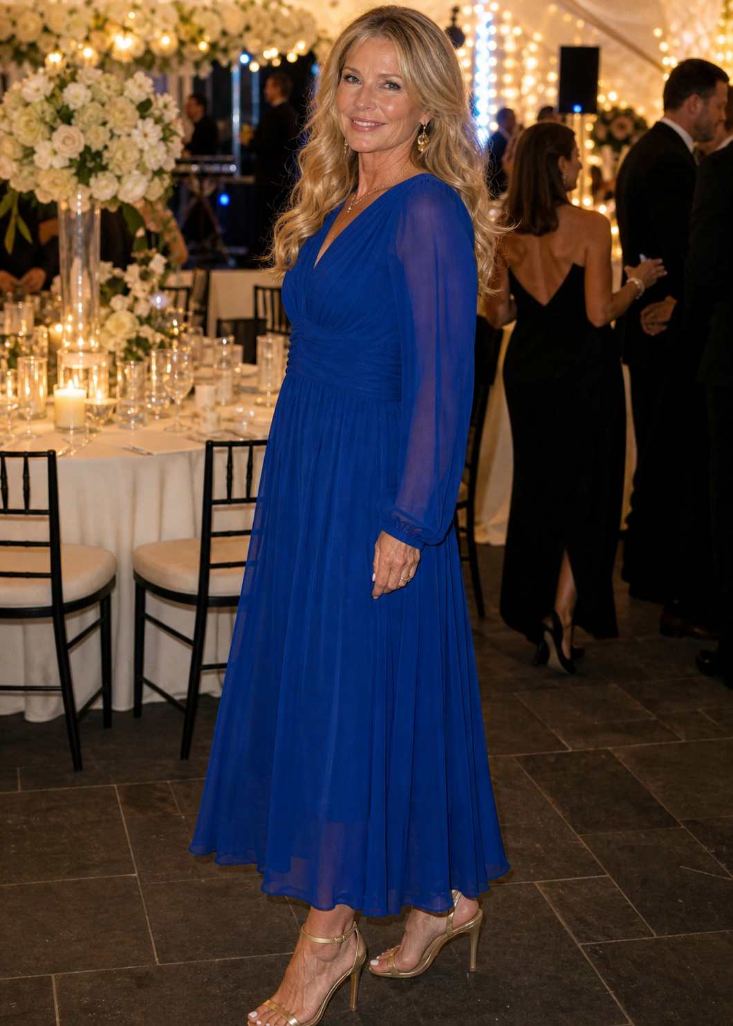 Elegant Wrap Dress
