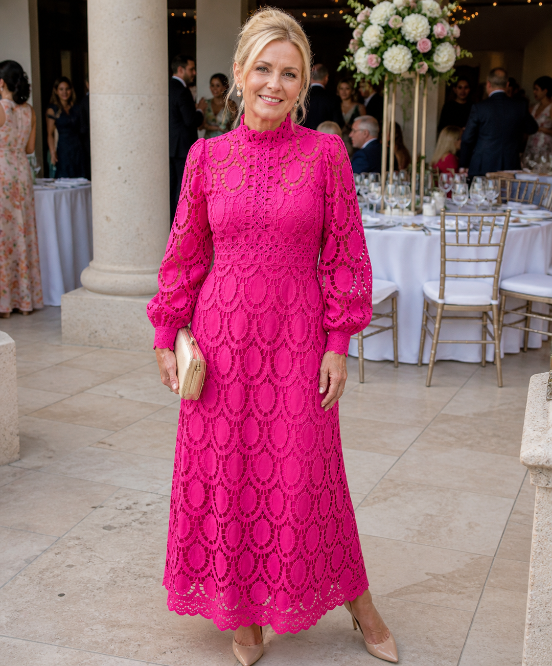 Lace Midi Dress