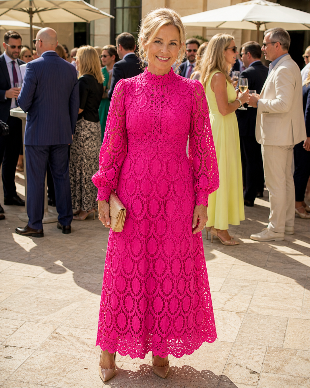 Lace Midi Dress