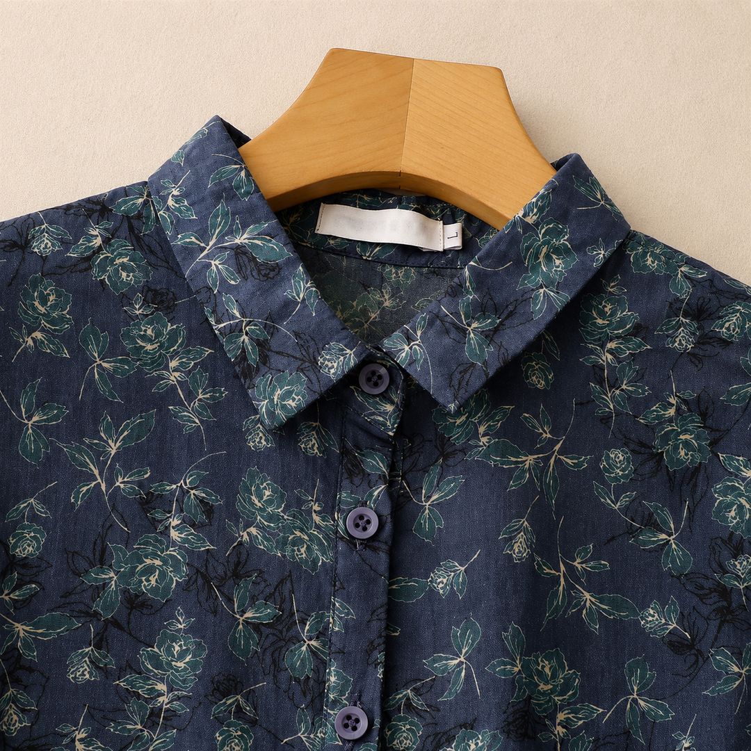 Avelisse | Cotton Linen Blouse - Helen & Olivia Manhattan