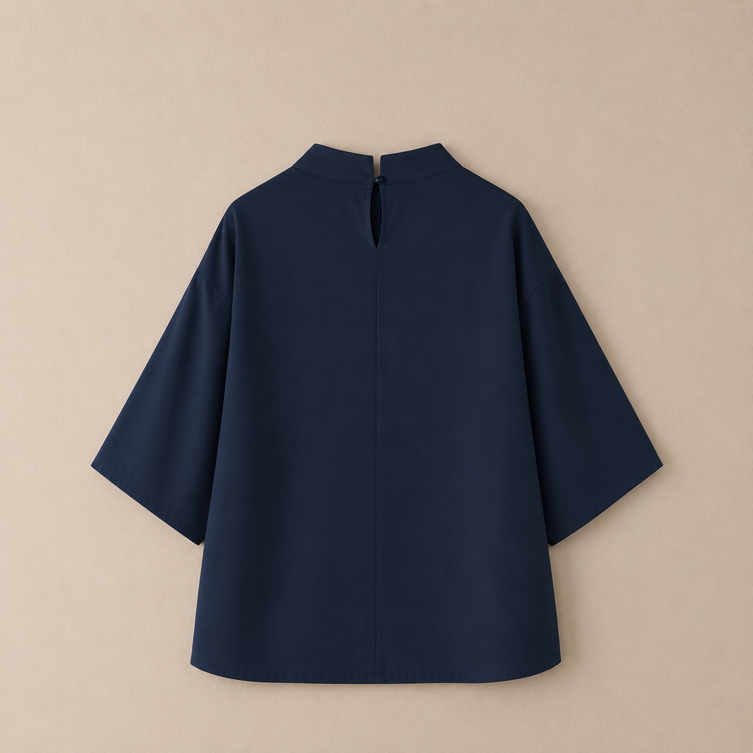 Am�lie | Mock Neck Blouse - Helen & Olivia Manhattan