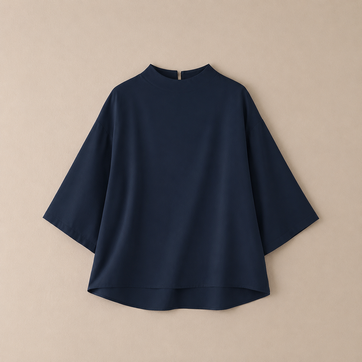 Am�lie | Mock Neck Blouse - Helen & Olivia Manhattan