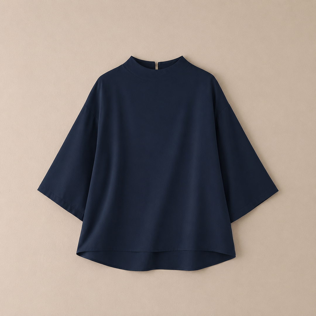 Am�lie | Mock Neck Blouse - Helen & Olivia Manhattan