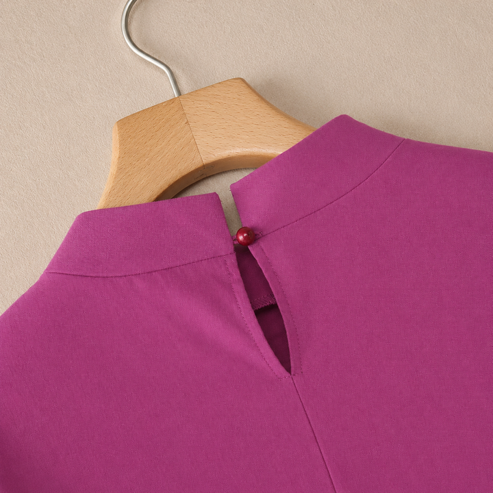 Am�lie | Mock Neck Blouse - Helen & Olivia Manhattan
