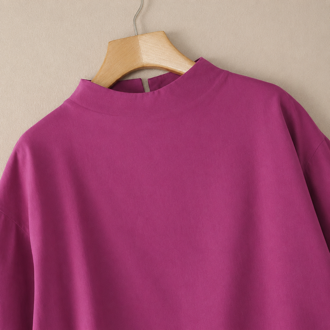 Am�lie | Mock Neck Blouse - Helen & Olivia Manhattan