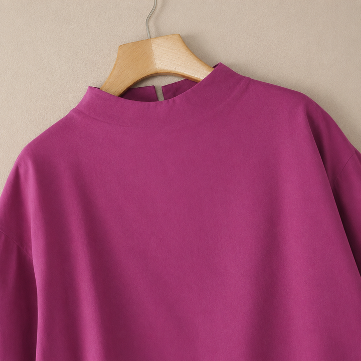 Am�lie | Mock Neck Blouse - Helen & Olivia Manhattan