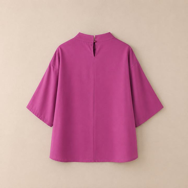 Am�lie | Mock Neck Blouse - Helen & Olivia Manhattan