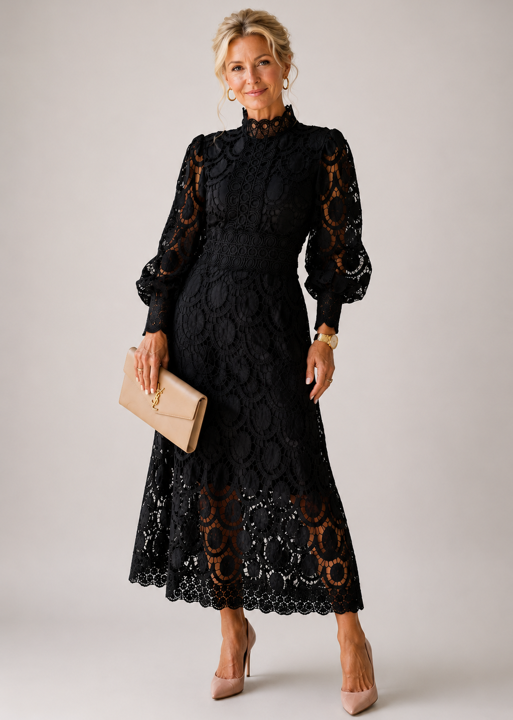 Lace Midi Dress
