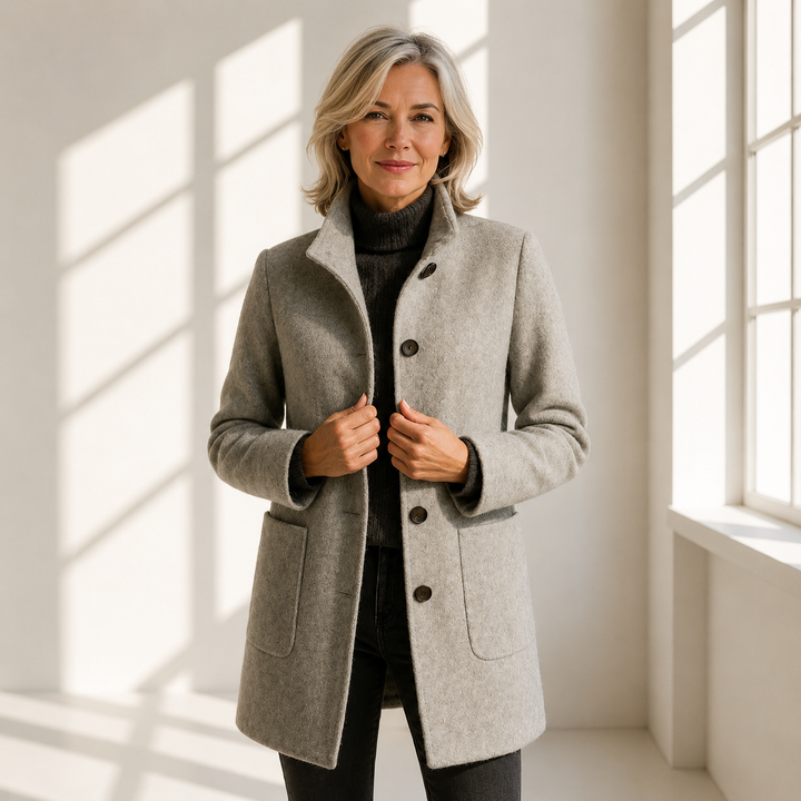 Eleonora | Midi Wool Coat - 