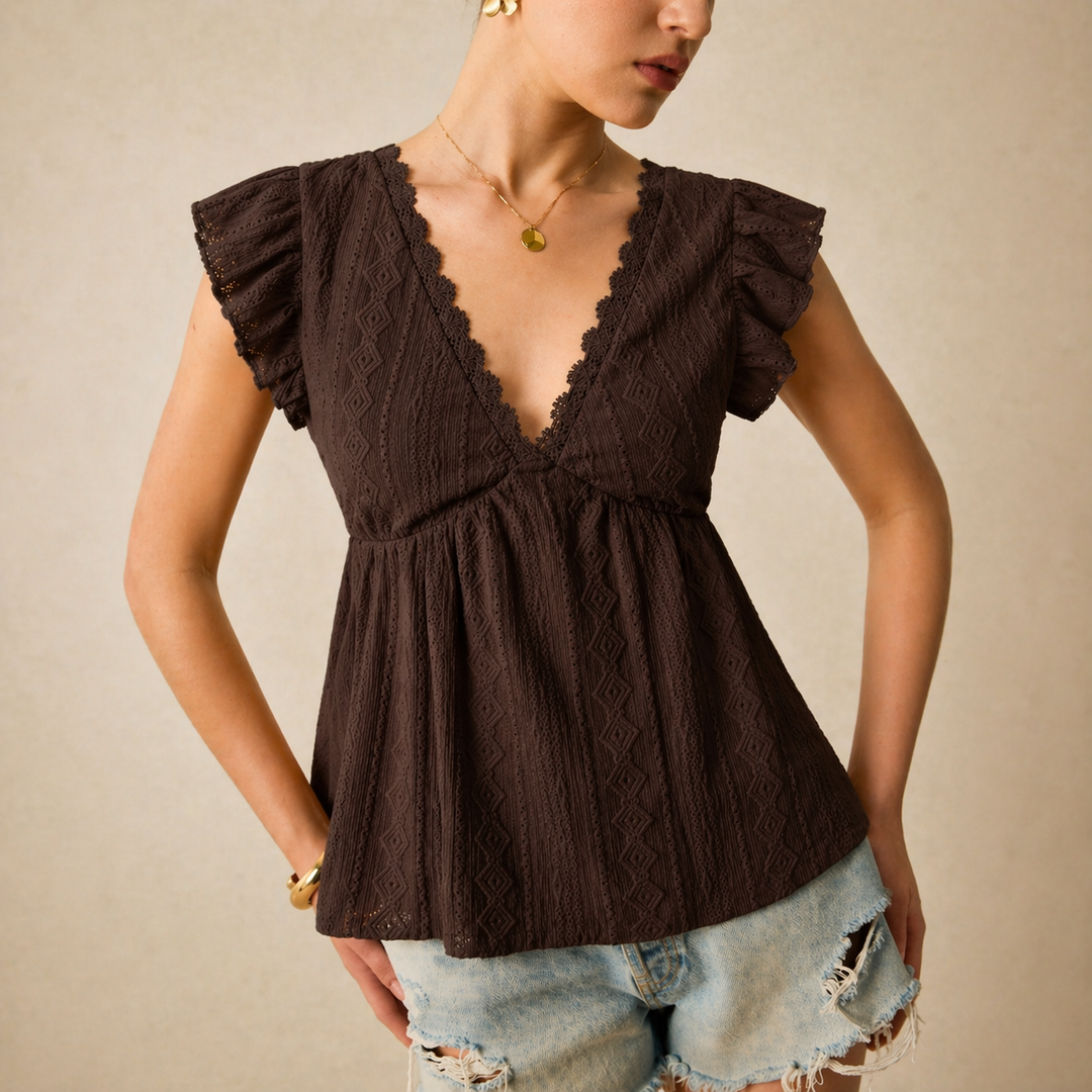 Valen | Lace Blouse - Helen & Olivia Manhattan