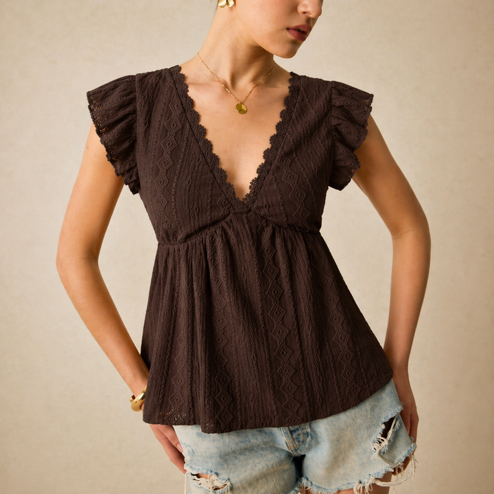 Valen | Lace Blouse - Helen & Olivia Manhattan