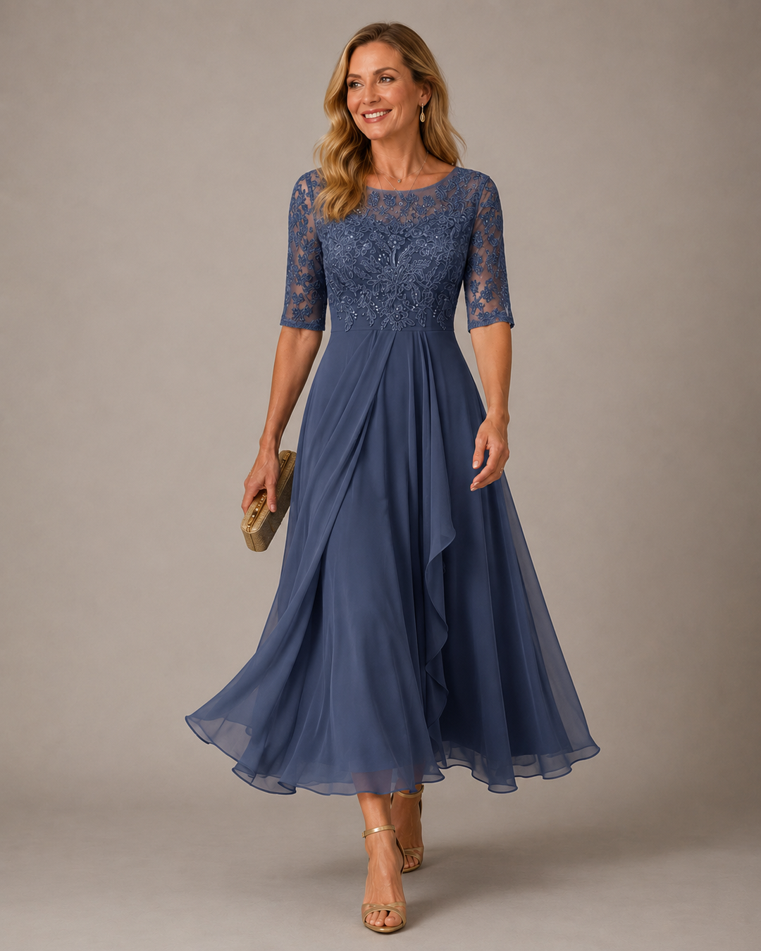 Winifred | Breezy Lace Midi Dress