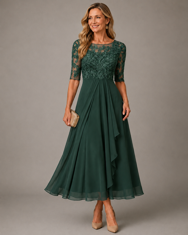 Winifred | Breezy Lace Midi Dress