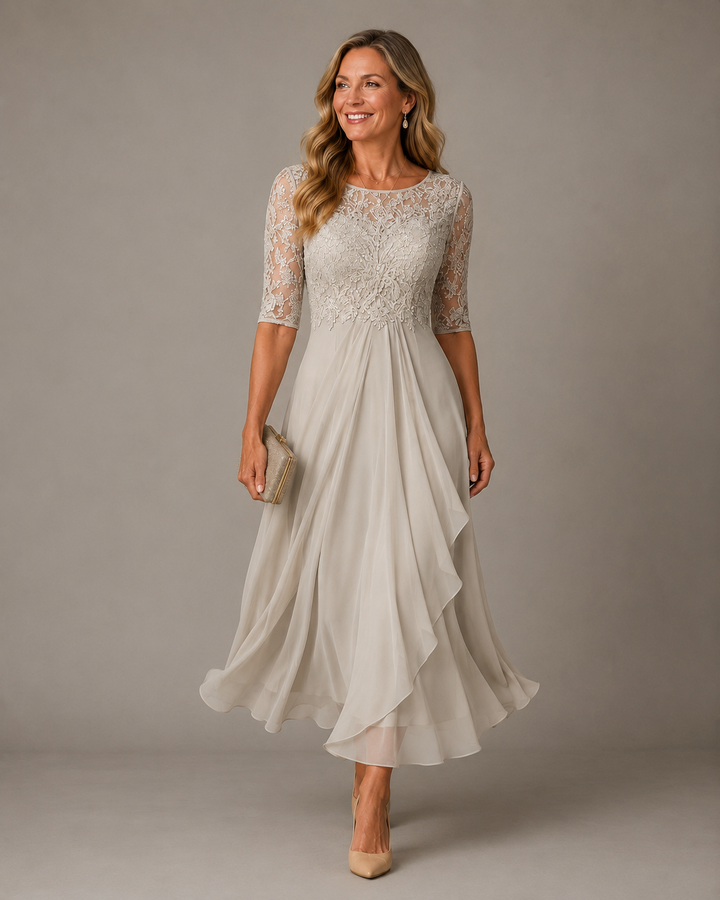Winifred | Breezy Lace Midi Dress
