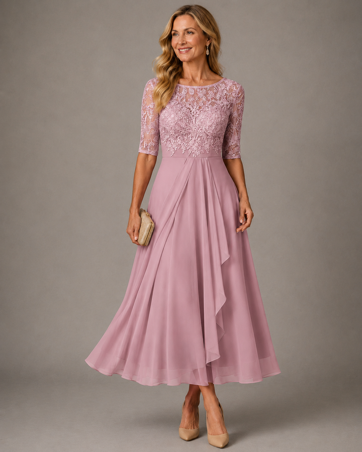Winifred | Breezy Lace Midi Dress