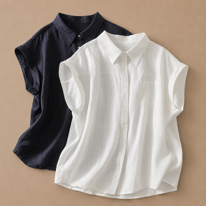 Noelle | Classic Collar Blouse - Helen & Olivia Manhattan