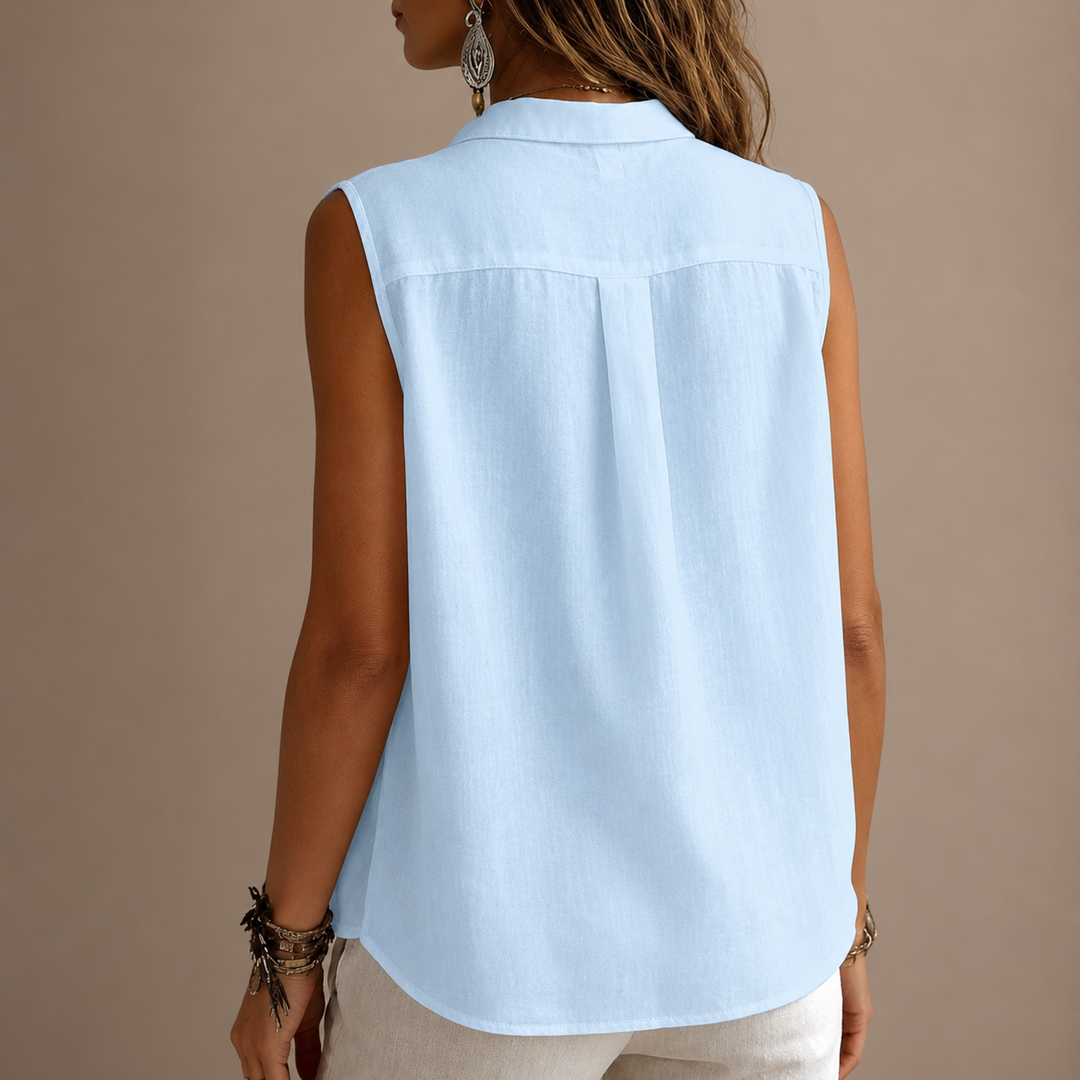 Eloise | Sleeveless Blouse - Helen & Olivia Manhattan