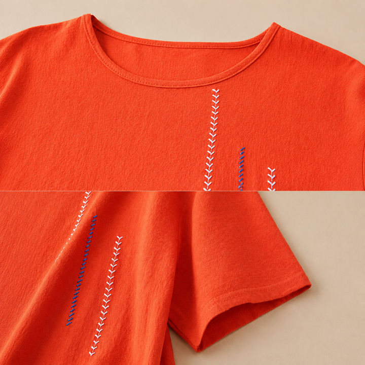 Iris | Cotton Linen Blouse - Helen & Olivia Manhattan
