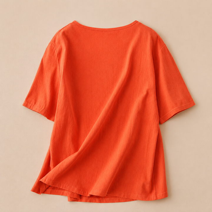 Iris | Cotton Linen Blouse - Helen & Olivia Manhattan